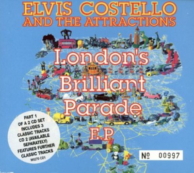 Elvis Costello / The Attractions - London's Brilliant Parade E.P. cover art Elvis Costello / The Attractions - London's Brilliant Parade E.P. cover art