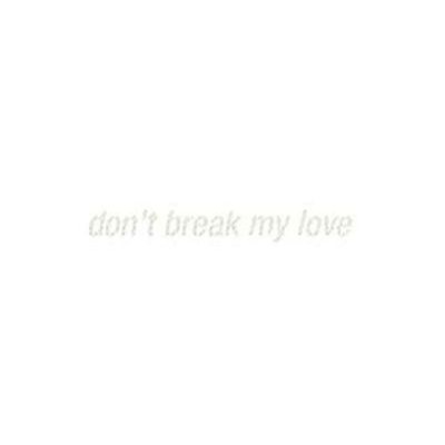 Nicolas Jaar - Don't Break My Love cover art