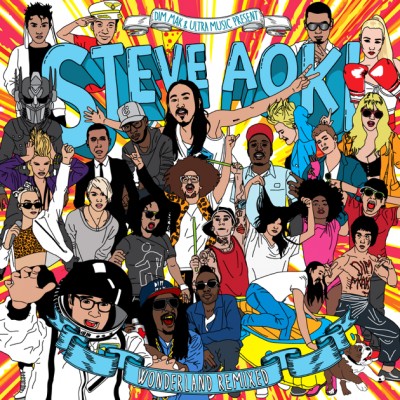 Steve Aoki - Wonderland (Remixed) cover art