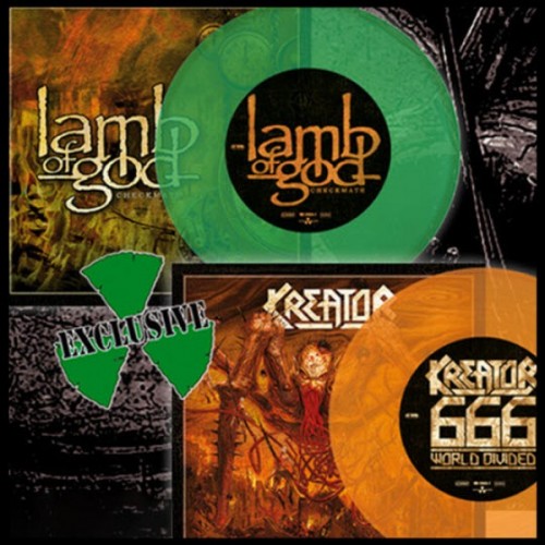 Lamb of God / Kreator - 666 - World Divided / Checkmate cover art