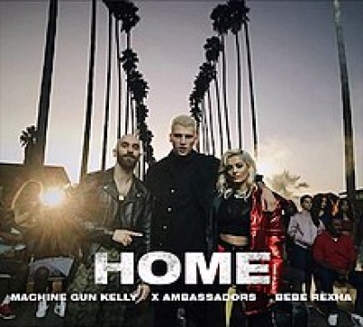 Machine Gun Kelly / X Ambassadors / Bebe Rexha - Home cover art