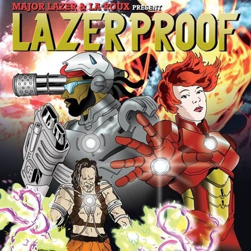 Major Lazer / La Roux - Lazerproof cover art