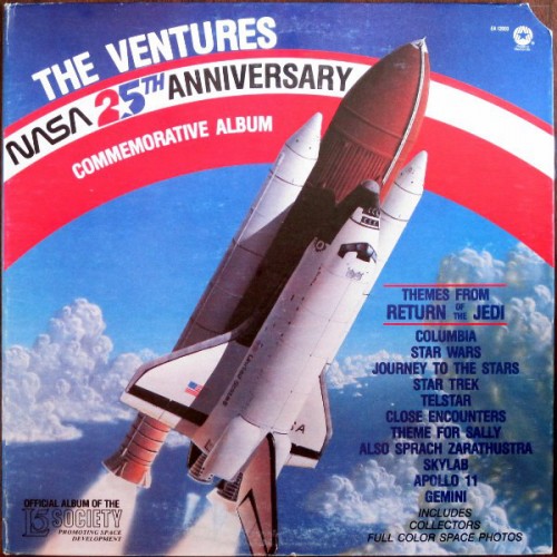 The Ventures - NASA 25th Anniversary Commemorative Album cover art