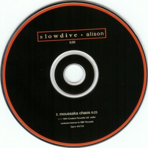 Slowdive - Alison cover art