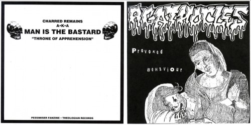 Man Is the Bastard / Agathocles - Throne of Apprehension / Provoked Behaviour cover art