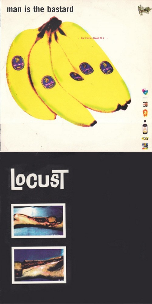 Man Is the Bastard / The Locust - Man Is the Bastard / The Locust cover art