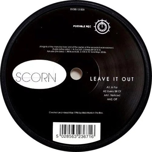 Scorn - Leave It Out cover art