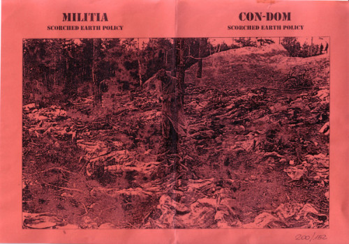 Con-Dom / Militia - Scorched Earth Policy cover art Con-Dom / Militia - Scorched Earth Policy cover art