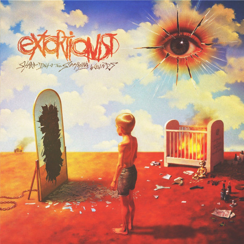 Extortionist - Stare Into the Seething Wounds cover art Extortionist - Stare Into the Seething Wounds cover art