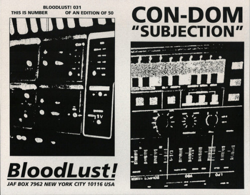Con-Dom - Subjection cover art Con-Dom - Subjection cover art