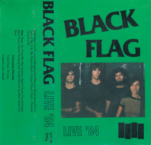 Black Flag - Live '84 cover art Black Flag - Live '84 cover art