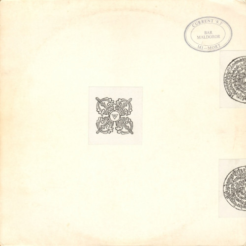 Current 93 - Bar Maldoror cover art Current 93 - Bar Maldoror cover art