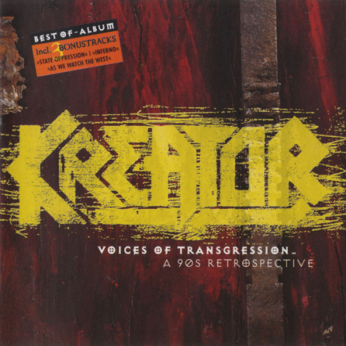 Kreator - Voices of Transgression: A 90s Retrospective cover art Kreator - Voices of Transgression: A 90s Retrospective cover art