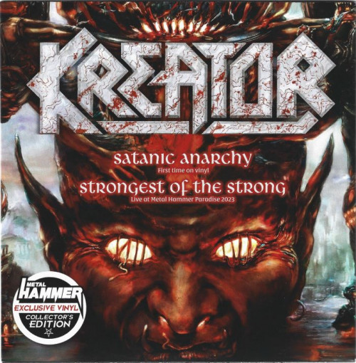 Kreator - Satanic Anarchy / Strongest of the Strong cover art