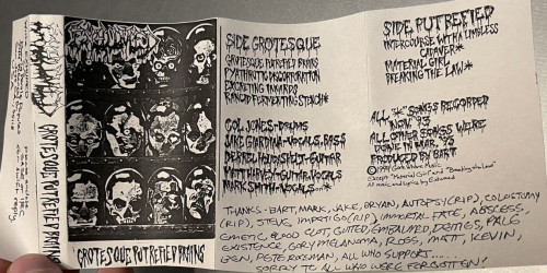 Exhumed - Grotesque Putrefied Brains cover art