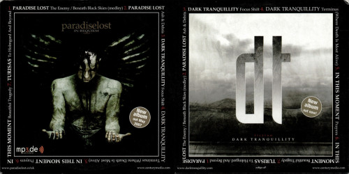 Paradise Lost / Dark Tranquillity / In This Moment / Turisas - In Requiem / Fiction cover art