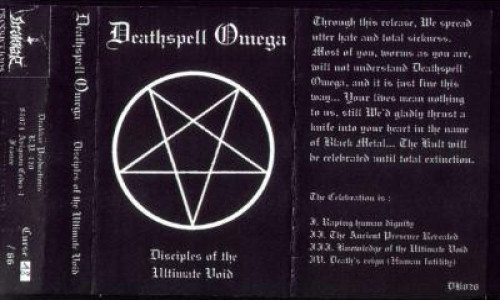 Deathspell Omega - Disciples of the Ultimate Void cover art