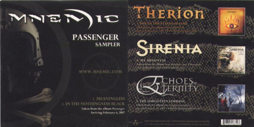 Mnemic / Therion / Sirenia / Echoes of Eternity - Passenger Sampler cover art
