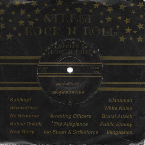 Skrewdriver - You're So Dumb cover art