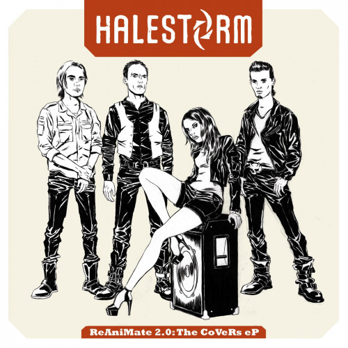 Halestorm - Reanimate 2.0 : the Covers EP cover art Halestorm - Reanimate 2.0 : the Covers EP cover art