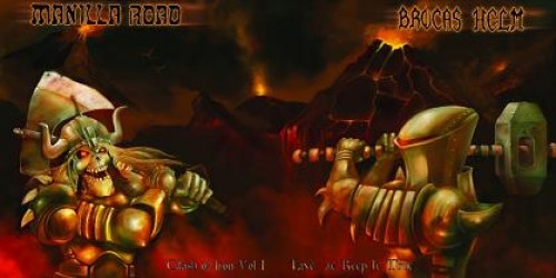 Manilla Road / Brocas Helm - Clash of Iron Vol. I - Live at Keep It True cover art