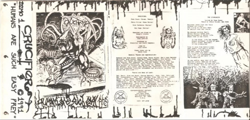 Crucifier - Humans Are Such Easy Prey cover art Crucifier - Humans Are Such Easy Prey cover art