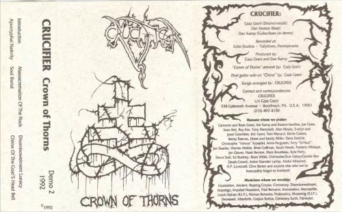 Crucifier - Crown of Thorns cover art Crucifier - Crown of Thorns cover art