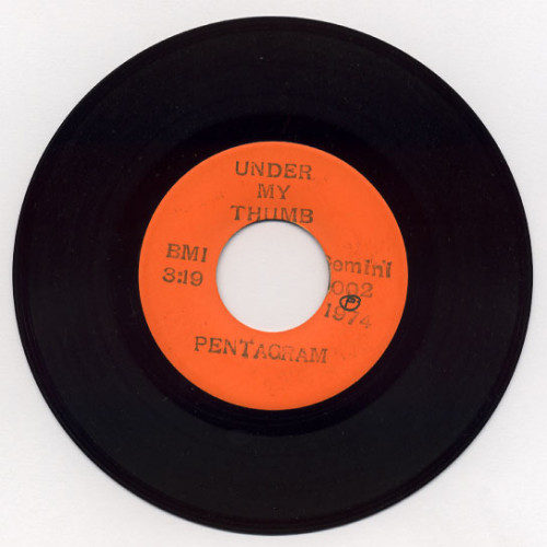 Pentagram - Under My Thumb / When the Screams Come cover art