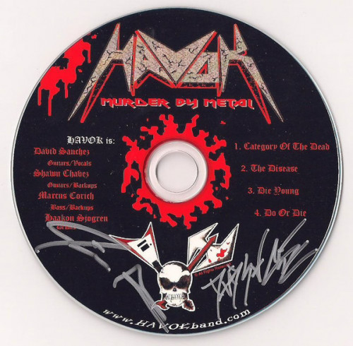 Havok - Murder by Metal cover art