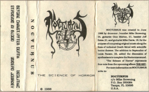 Nocturnus - The Science of Horror cover art