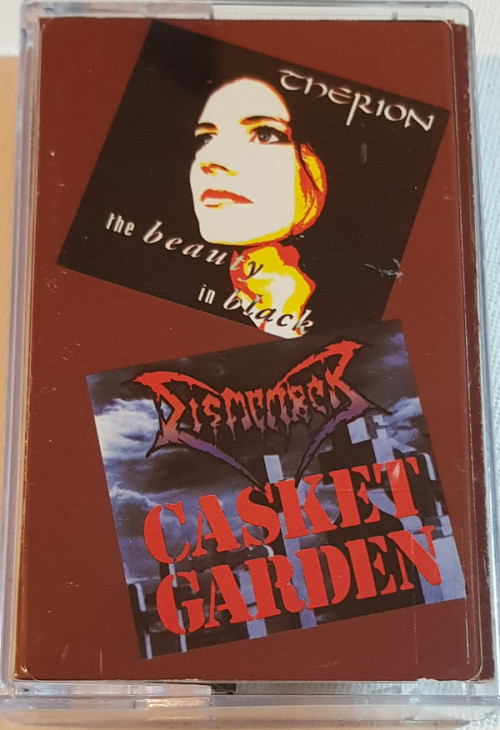 Therion / Dismember - The Beauty in Black / Casket Garden cover art