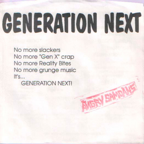 Angry Samoans - Generation Next cover art Angry Samoans - Generation Next cover art