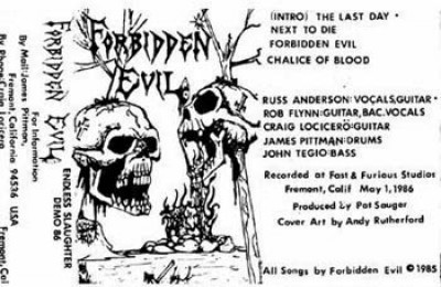 Forbidden Evil - Endless Slaughter cover art Forbidden Evil - Endless Slaughter cover art