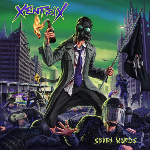 Xentrix - Seven Words cover art Xentrix - Seven Words cover art