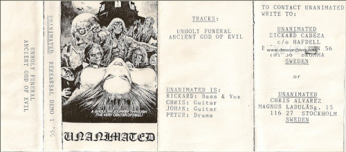 Unanimated - Rehearsal Demo 1990 cover art Unanimated - Rehearsal Demo 1990 cover art