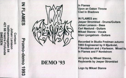 In Flames - Demo '93 cover art In Flames - Demo '93 cover art