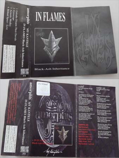 Amorphis / In Flames - My Kantele / Black-Ash Inheritance cover art Amorphis / In Flames - My Kantele / Black-Ash Inheritance cover art