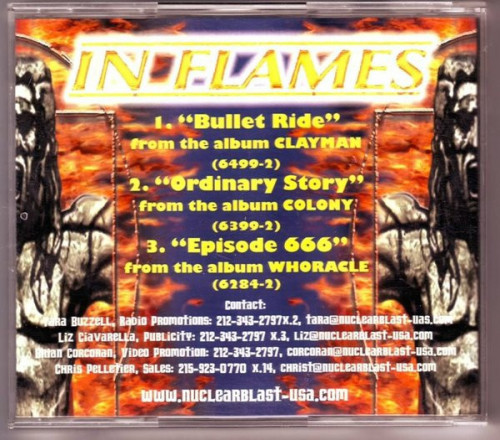 In Flames - Bullet Ride cover art In Flames - Bullet Ride cover art