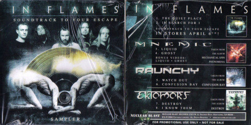 In Flames / Mnemic / Raunchy / Ektomorf - Soundtrack to Your Escape cover art In Flames / Mnemic / Raunchy / Ektomorf - Soundtrack to Your Escape cover art
