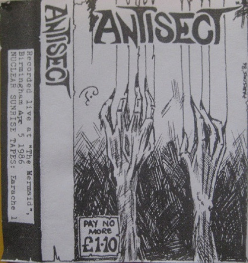 Antisect - Live at the Mermaid 1986 cover art Antisect - Live at the Mermaid 1986 cover art