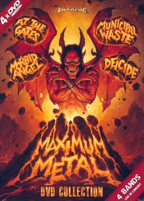 At the Gates / Municipal Waste / Morbid Angel / Deicide - Maximum Metal cover art At the Gates / Municipal Waste / Morbid Angel / Deicide - Maximum Metal cover art