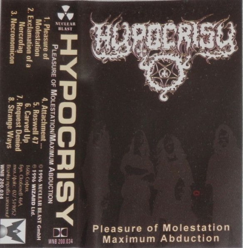 Hypocrisy - Pleasure of Molestation / Maximum Abduction cover art Hypocrisy - Pleasure of Molestation / Maximum Abduction cover art
