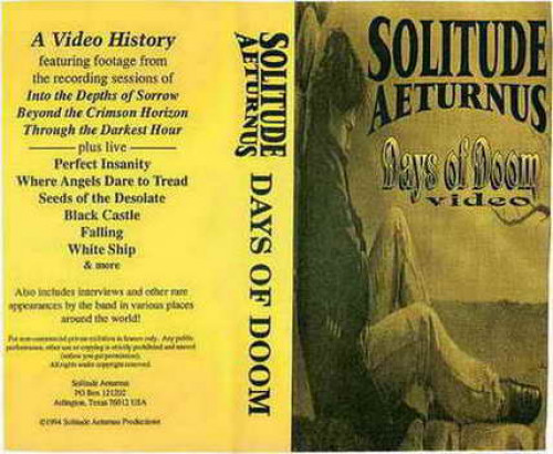 Solitude Aeturnus - Days of Doom cover art Solitude Aeturnus - Days of Doom cover art