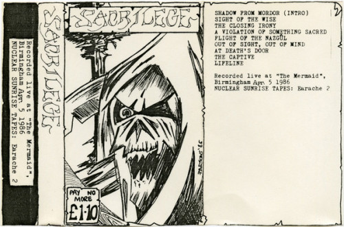 Sacrilege - Sacrilege cover art Sacrilege - Sacrilege cover art