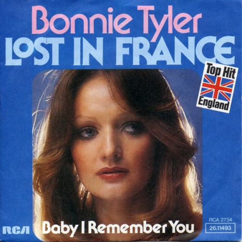 Bonnie Tyler - Lost in France / Baby I Remember You cover art