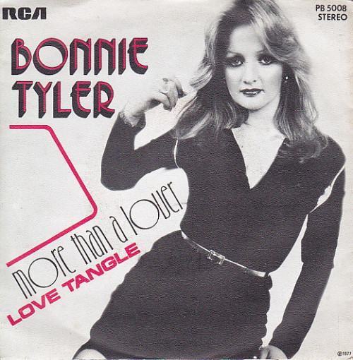 Bonnie Tyler - More Than a Lover / Love Tangle cover art Bonnie Tyler - More Than a Lover / Love Tangle cover art