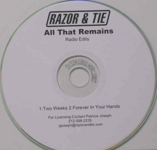 All That Remains - Two Weeks / Forever in Your Hands cover art All That Remains - Two Weeks / Forever in Your Hands cover art