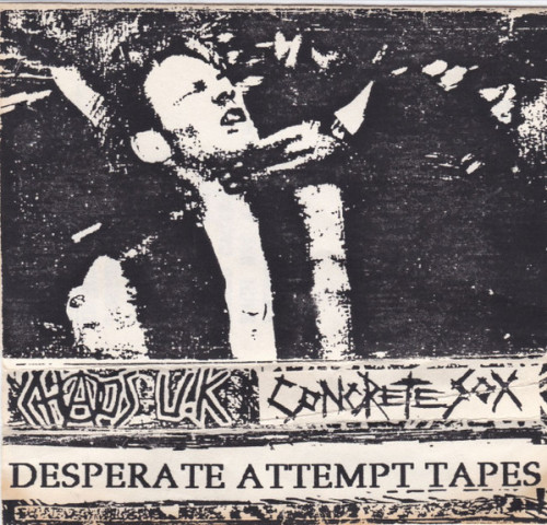 Chaos UK / Concrete Sox - Live 8/5/85 cover art Chaos UK / Concrete Sox - Live 8/5/85 cover art