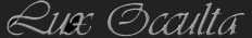 Lux Occulta logo Lux Occulta logo