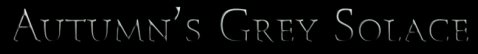 Autumn's Grey Solace logo